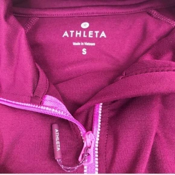 𝅺ATHLETA Malibu 1/2 Zip Running Top Long Sleeve S - Picture 9 of 9